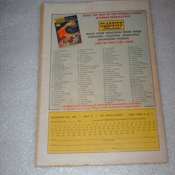 1954 The War of the Worlds Classics Illustrated - Picture 10 of 13